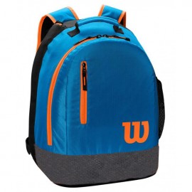 Детский теннисный рюкзак Wilson Junior Backpack blue/orange 